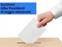 Presidenti di Seggio: iscrizioni nell’albo comunale