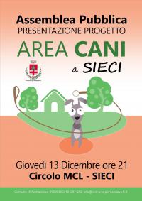 Pontassieve, presentazione del Progetto per l’area cani a Sieci. 13/12/2018 