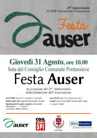 Festa Auser. 31 agosto 2017