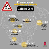 Lavori di asfaltature sul territorio comunale