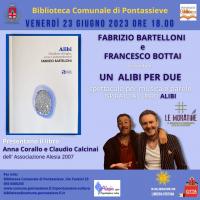 Alibi, zibaldone di fughe, scuse e autoassoluzioni. Pontassieve 23/06/2023 ore 18.00