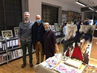 Arte: grande successo a Firenze per il vernissage degli artisti pontassievesi Benedetta Piazzai e Matteo Bartolozzi. Flora et Labora