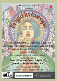 Brigid in Europe. Pontassieve, 1 febbraio 2024