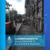 Percorsi di collegamento  Stazione FS – Istituto Balducci. Pontassieve, setttembre 2022