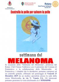 Settimana del Melanoma. Venerdì 13 dicembre 2019 