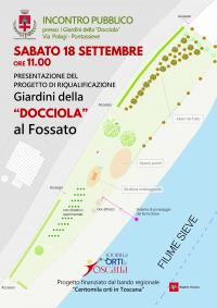 Fossato. Lavori ai giardini della Docciola. 18 settembre 2021