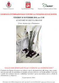 Giornata Internazionale contro la violenza sulle donne 2016
