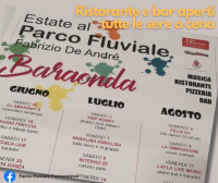 Baraonda 2023. Estate al Parco Fluviale Fabrizio De Andrè