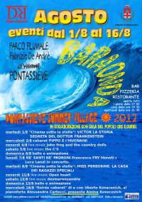 Baraonda. Pontassieve Summer Village eventi al Parco Fluviale De Andrè, agosto 2017