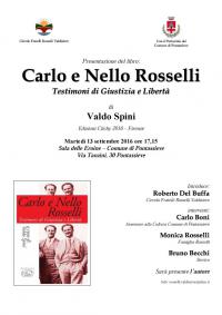 Carlo e Nello Rosselli testimoni di giustizia e libertà