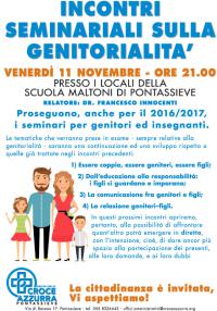 Incontro seminariali sulla genitorialità