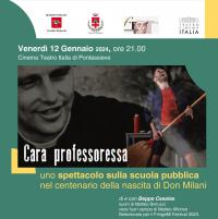 Spettacolo teatrale "Cara Professoressa"