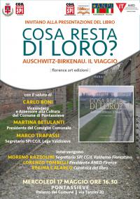 Cosa resta di loro? Auschwitz-Birkenau. Il viaggio. Pontassieve, 17 maggio 2023