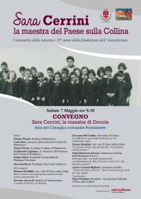 Convegno: Sara Cerrini la Maestra di Doccia. Pontassieve, 7 maggio 2022