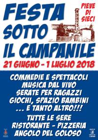 Pontassieve. Festa sotto il campanile 21 giugno - 1 luglio 2018