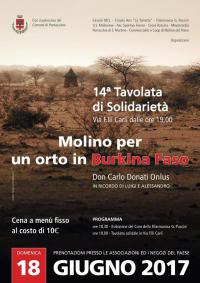 Molino per... un orto in Burkina Faso. 18 giugno 2017