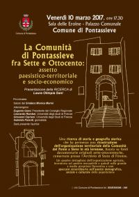 La Comunità di Pontassieve fra Sette e Ottocento