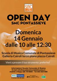 Open Day Scuola di Musica comunale. Pontassieve 14 gennaio 2024