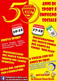 50 anni di Polisportiva Sieci, settembre 2021 
