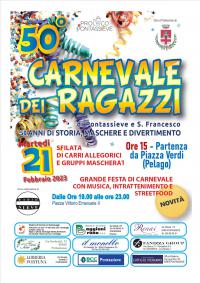 Carnevale dei Ragazzi a Pontassieve. Martedì 21 febbraio 2023