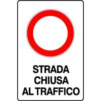 Strada chiusa al traffico
