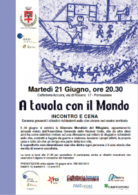 a tavolo con il mondo 