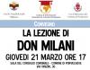 Barbiana '65. La lezione di Don Milani. Giovedì 21 marzo 2019 ore 17:00. Pontassieve, Sala del Consiglio Comunale