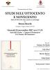 Presentazione del libro. Studi sull'ottocento e novecento