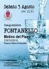 Fontanello a Molino del Piano. Pontassieve 5 agosto 2017