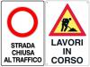 Strada chiusa al traffico