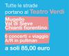 Le Vie della Musica 2017/18, Pontassieve, Teatro Verdi Firenze