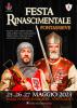 Festa Rinascimentale. Dal 25 al 27 maggio 2023 in piazza Vittorio Emanuele II a Pontassieve