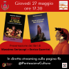 Giovedì 27 maggio alle 17.30 Dante senza veli e Dante e i mostri dell'inferno scritti da Massimo Seriacopi con illustrazioni di Enrico Guerrini.