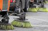 Sospensione spazzamento meccanizzato strade