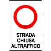 Strada chiusa al traffico