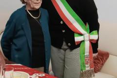 Pontassieve, 22 febbraio 2023. Liliana Guerrini e la Presidente del Consiglio Comunale Martina Betulanti