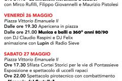 Festa Rinascimentale. Dal 25 al 27 maggio 2023 in piazza Vittorio Emanuele II a Pontassieve