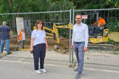 Pontassieve, 16 giugno 2023. Ciclopista dell’Arno. Al via il cantiere per la realizzazione del tratto lungo l’Arno da Sieci a Pontassieve