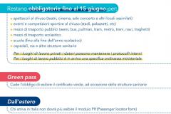Covid-19.La nuove misure dal 1° maggio