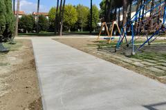 Proseguono i lavori nel parco Curiel di Pontassieve. Ottobre 2022