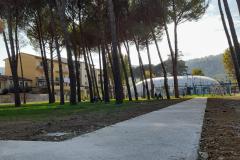 Proseguono i lavori nel parco Curiel di Pontassieve. Ottobre 2022