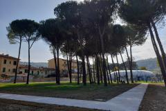 Proseguono i lavori nel parco Curiel di Pontassieve. Ottobre 2022