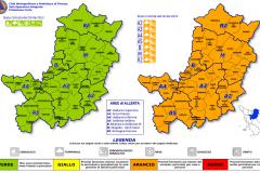 Allerta meteo codice giallo e codice arancione su tutti i comuni UCVV (Londa, Pelago, Pontassieve, Reggello, Rufina, San Godenzo) 30 giugno 2023