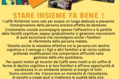 Pontassieve. Caffè Alzheimer 2017