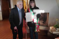 Pontassieve, 15 febbraio 2023. Bambi Nello e la Sindaca Monica Marini