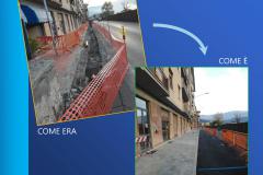 Proseguono i lavori da Via Aretina verso la Stazione. Dicembre 2022