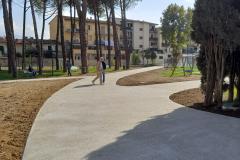 Proseguono i lavori nel parco Curiel di Pontassieve. Ottobre 2022