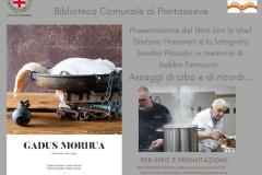 Gadus Morhua. Di baccalà e altre storie. Pontassieve 23 novembre 2021.Presentazione del libro dedicato alla memoria di Ferruccio Frassineti. Con lo chef Stefano Frassineti e la fotografa Sandra Pilacchi 