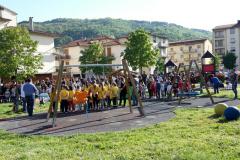 10 aprile 2017. Inaugurazione del giardino pubblico inclusivo “La città dei bambini” in piazza dell’Unità a Sieci