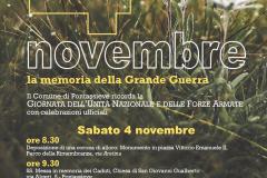 Sabato 4 novembre 2023. Il Comune di Pontassieve celebra la Giornata dell’Unità nazionale e delle Forze Armate